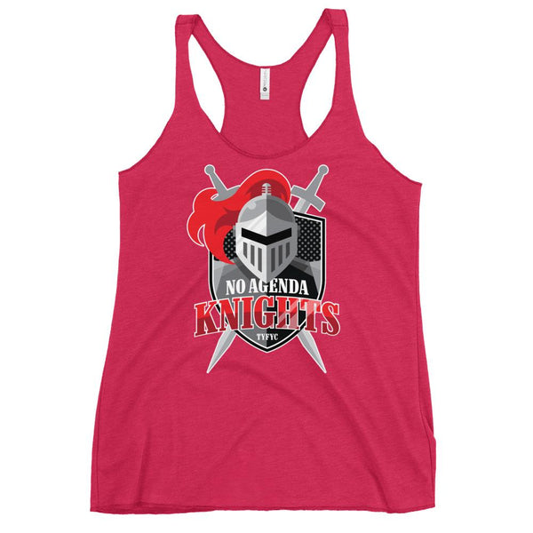 NO AGENDA KNIGHTS - racerback tank