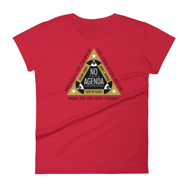 ALL SEEING NO AGENDA - womens tee