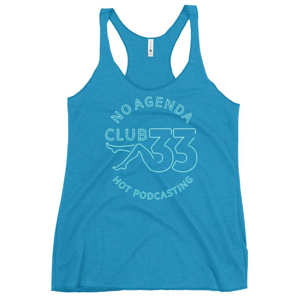 NO AGENDA CLUB 33 - racerback tank