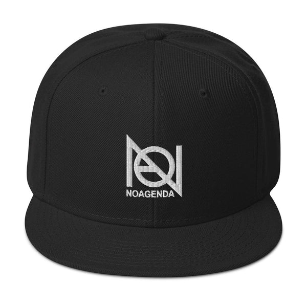 NO AGENDA - high snapback hat