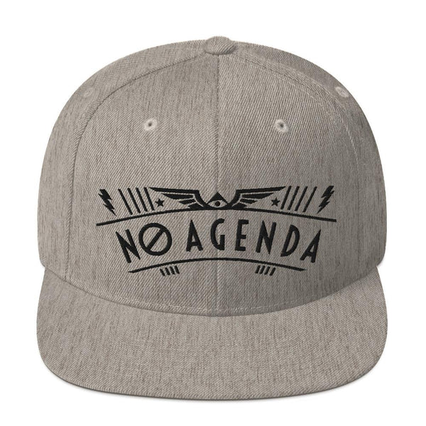 NO AGENDA RALLY - high snapback hat