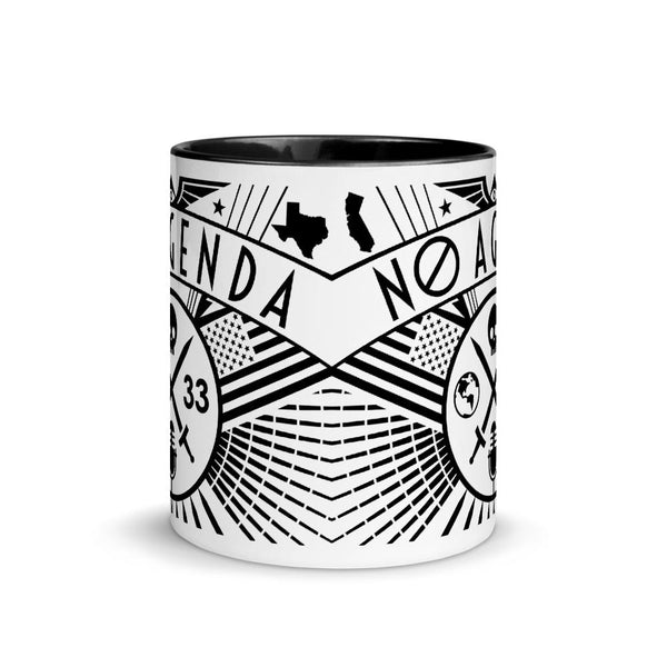 NO AGENDA RALLY - accent mug