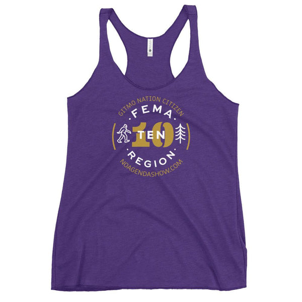 FEMA REGION TEN - racerback tank