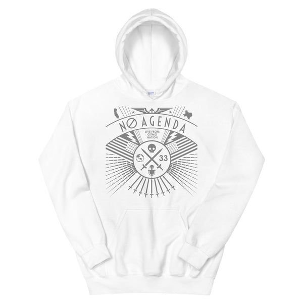 NO AGENDA RALLY - pullover hoodie