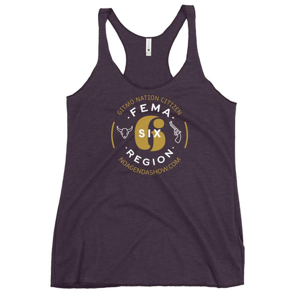 FEMA REGION SIX - racerback tank