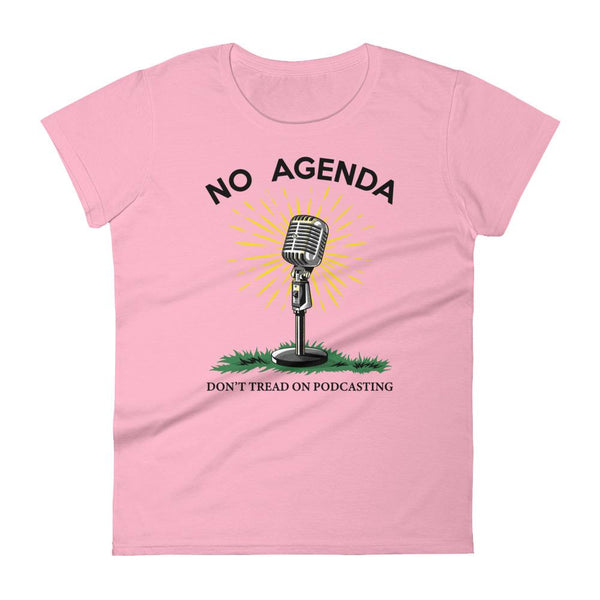 DONT TREAD ON PODCASTING - womens tee