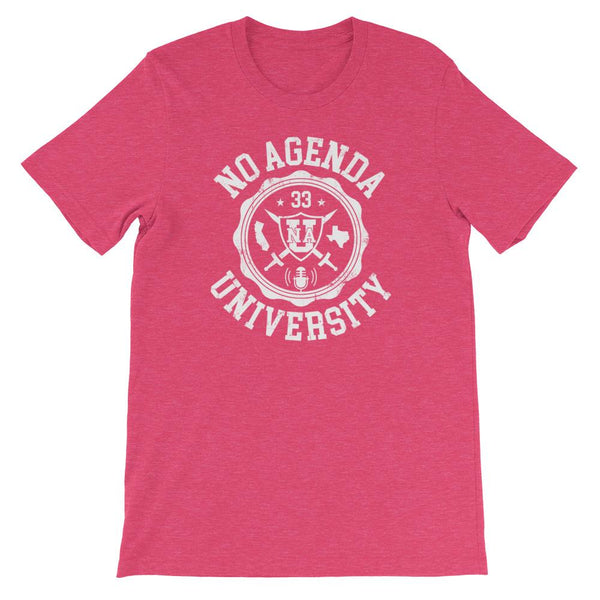 NO AGENDA UNIVERSITY - tee shirt