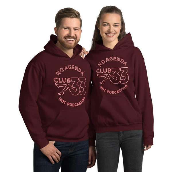 NO AGENDA CLUB 33 - pullover hoodie