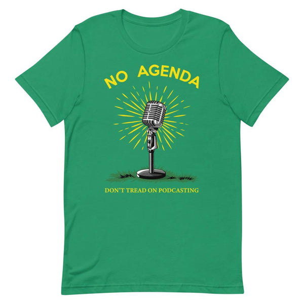 DONT TREAD ON PODCASTING - tee shirt