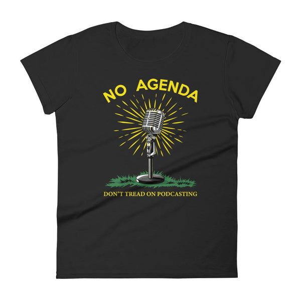 DONT TREAD ON PODCASTING - womens tee