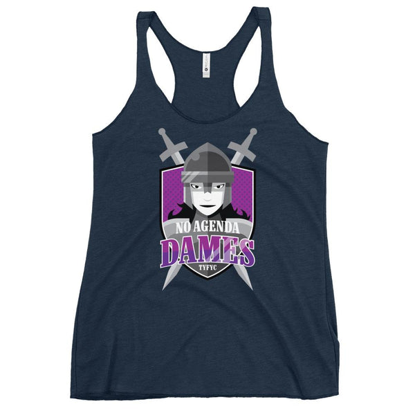 NO AGENDA DAMES - racerback tank