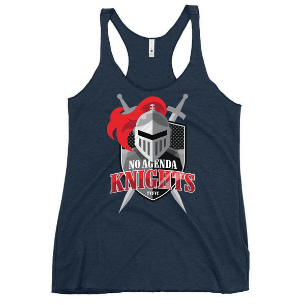 NO AGENDA KNIGHTS - racerback tank