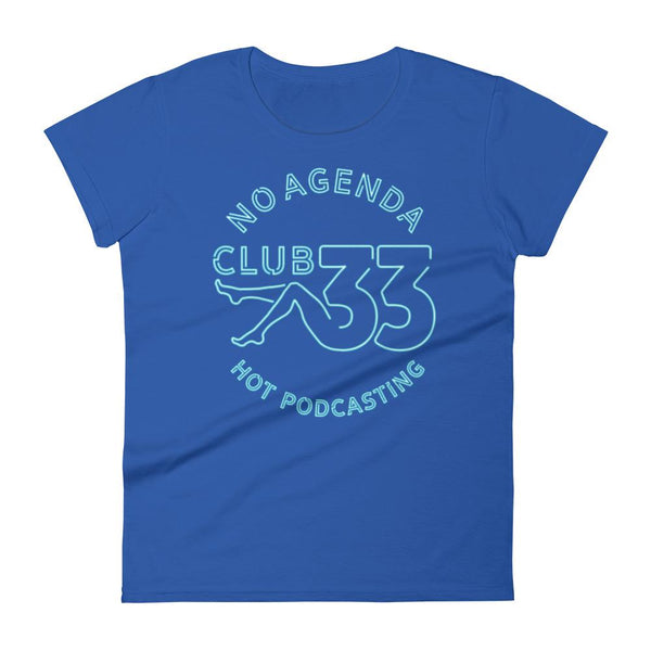 NO AGENDA CLUB 33 - womens tee