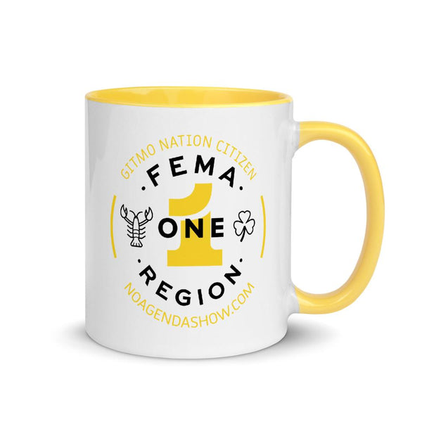 FEMA REGION ONE - accent mug