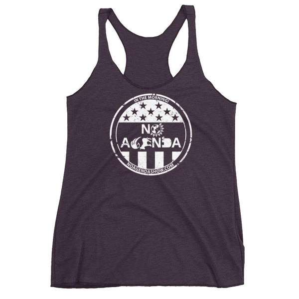 NO AGENDA PARTY TIME - racerback tank