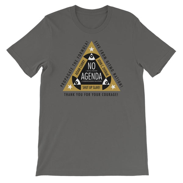 ALL SEEING NO AGENDA - tee shirt