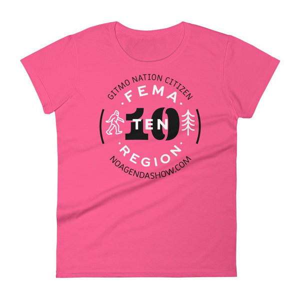 FEMA REGION TEN - womens tee