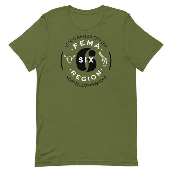 FEMA REGION SIX - tee shirt