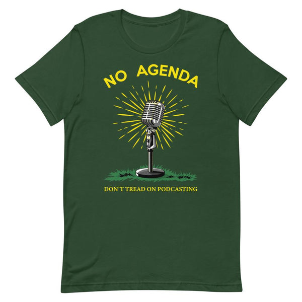 DONT TREAD ON PODCASTING - tee shirt