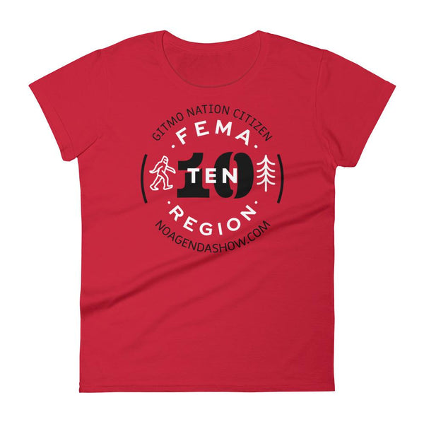 FEMA REGION TEN - womens tee