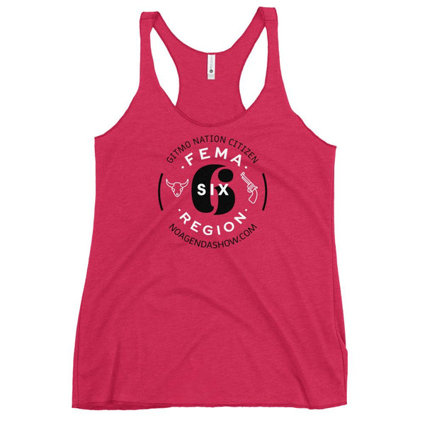 FEMA REGION SIX - racerback tank