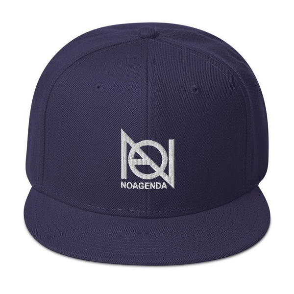 NO AGENDA - high snapback hat