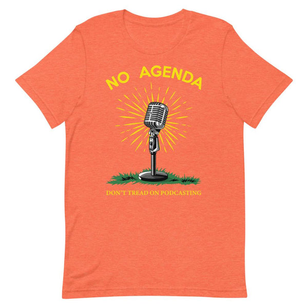 DONT TREAD ON PODCASTING - tee shirt
