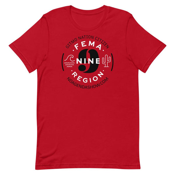 FEMA REGION NINE - tee shirt