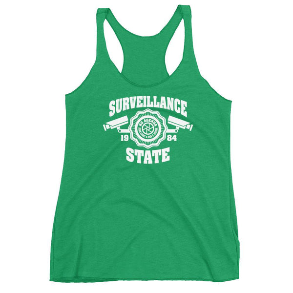 SURVEILLANCE STATE - racerback tank