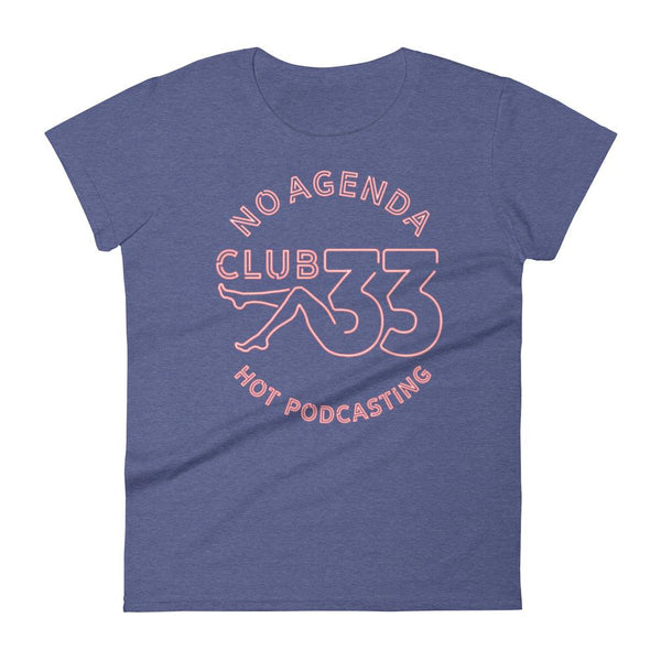 NO AGENDA CLUB 33 - womens tee