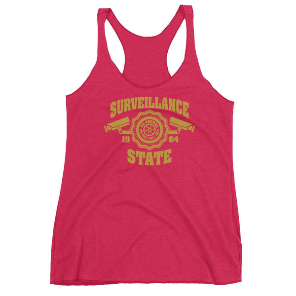 SURVEILLANCE STATE - racerback tank