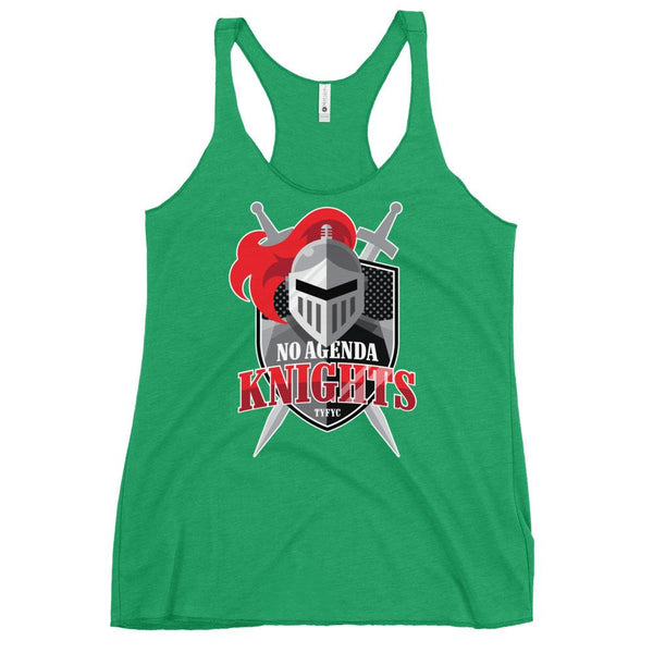 NO AGENDA KNIGHTS - racerback tank