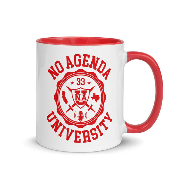 NO AGENDA UNIVERSITY - accent mug