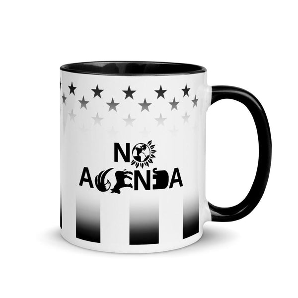 NO AGENDA PARTY TIME - B - accent mug