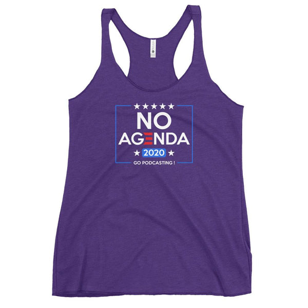 NO AGENDA 2020 - racerback tank