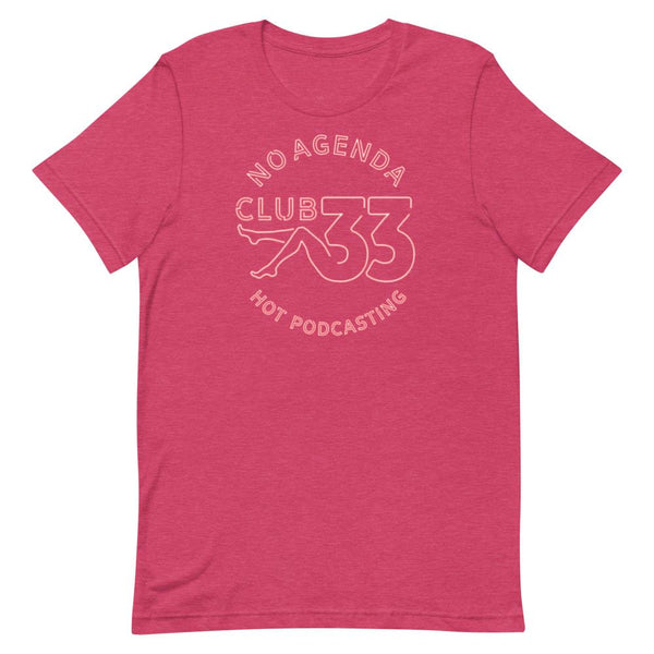 NO AGENDA CLUB 33 - tee shirt