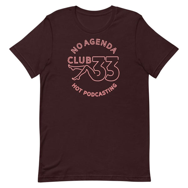 NO AGENDA CLUB 33 - tee shirt