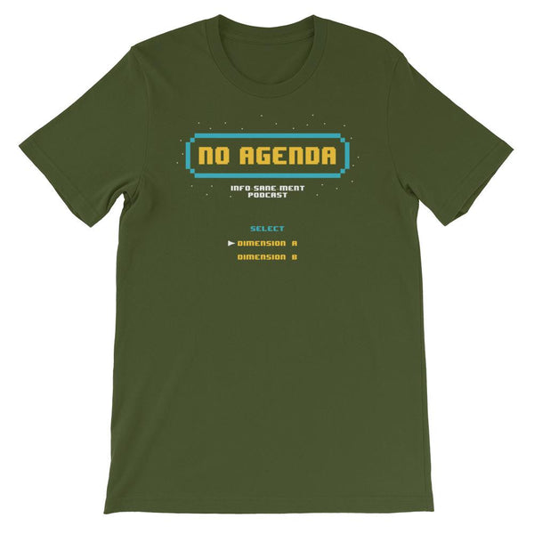 8-BIT NO AGENDA - tee shirt