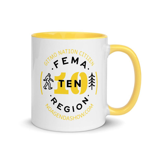 FEMA REGION TEN - accent mug