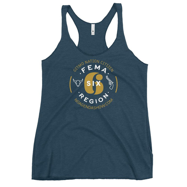 FEMA REGION SIX - racerback tank