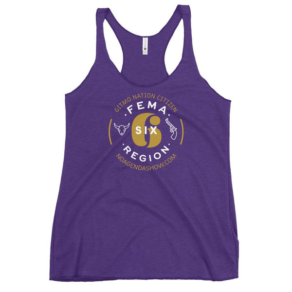 FEMA REGION SIX - racerback tank