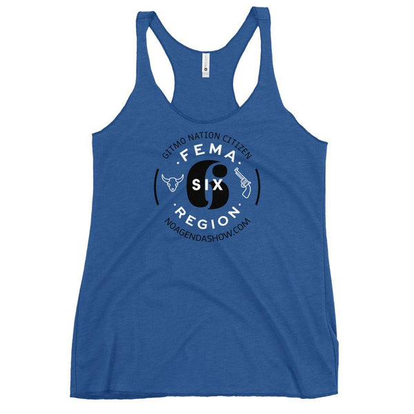 FEMA REGION SIX - racerback tank