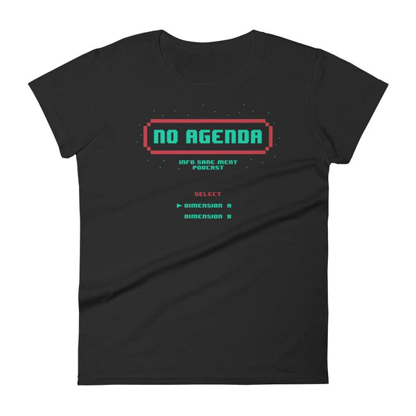 8-BIT NO AGENDA - womens tee