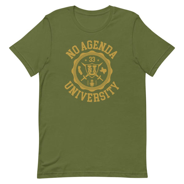 NO AGENDA UNIVERSITY - tee shirt