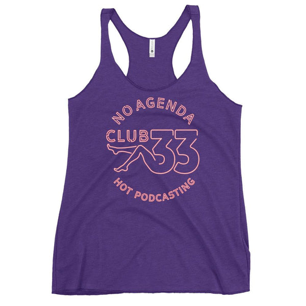 NO AGENDA CLUB 33 - racerback tank