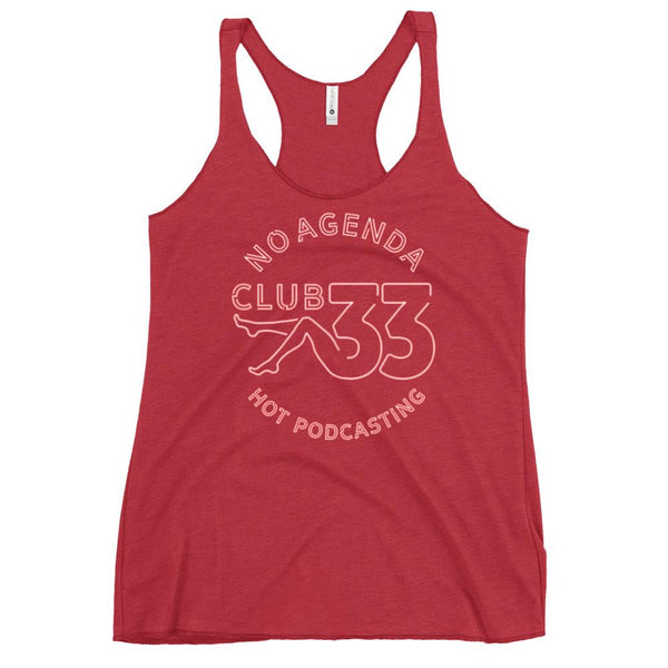 NO AGENDA CLUB 33 - racerback tank