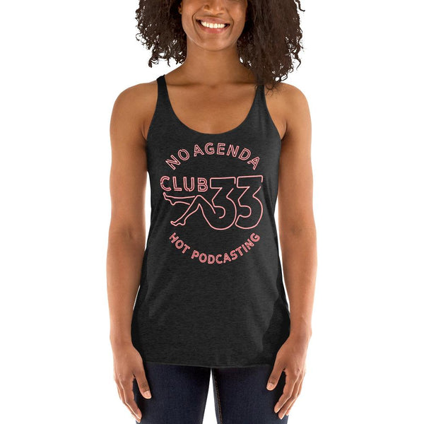 NO AGENDA CLUB 33 - racerback tank