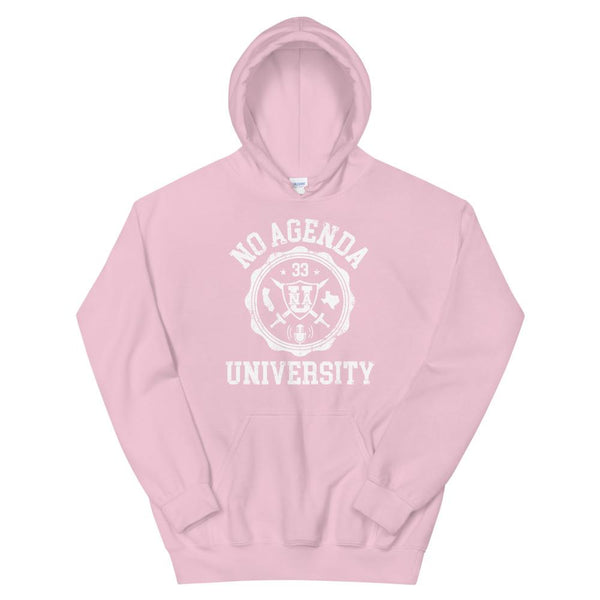 NO AGENDA UNIVERSITY - pullover hoodie