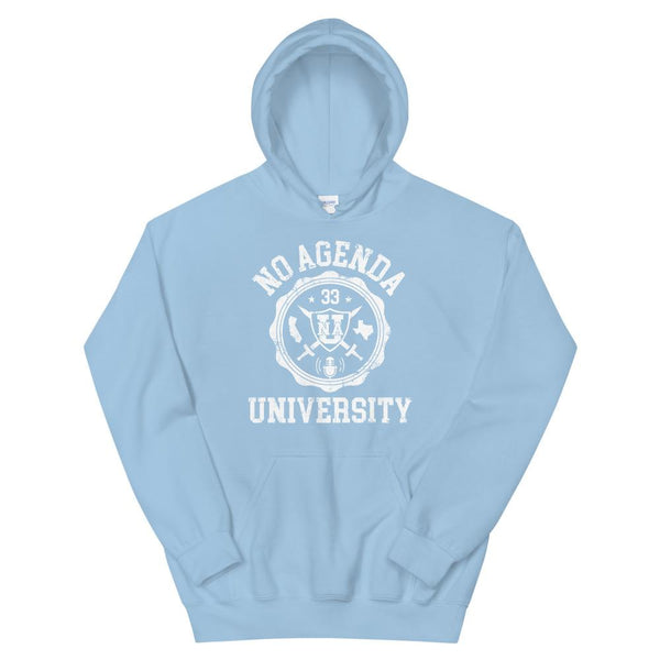 NO AGENDA UNIVERSITY - pullover hoodie