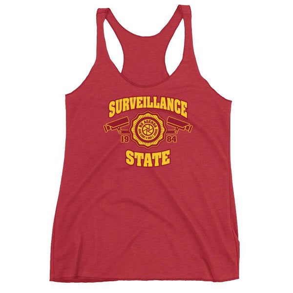 SURVEILLANCE STATE - racerback tank